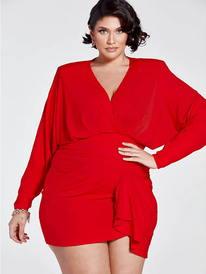Wedding Guest Outfits for Curvy Ladies What to Wear to A Wedding Plus Size Red Dress 2