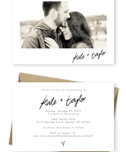 Wedding Invitations Cards Online Photo Wedding Invites Pamela S. Photography For the Love of Stationery