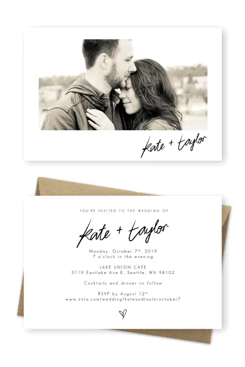Wedding Invitations Cards Online Photo Wedding Invites Pamela S. Photography For the Love of Stationery
