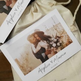 Wedding Invitations with Photos For the Love of Stationery Jasmine Jeanette Elopement Photographer