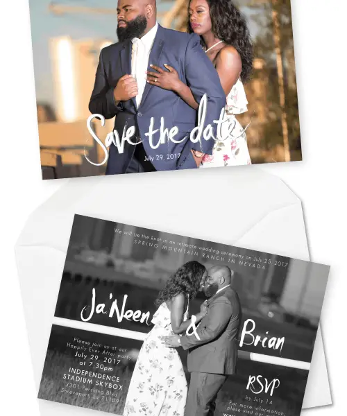 Wedding Save the Date Cards Photo Save the Date Postcard For the Love of Stationery 2