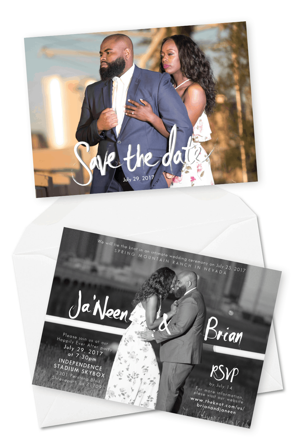 Wedding Save the Date Cards Photo Save the Date Postcard For the Love of Stationery 2