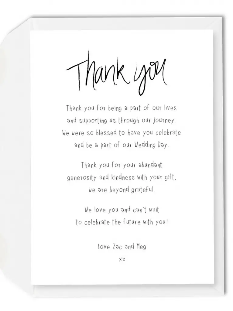 sample thank you speech for wedding from bride and groom