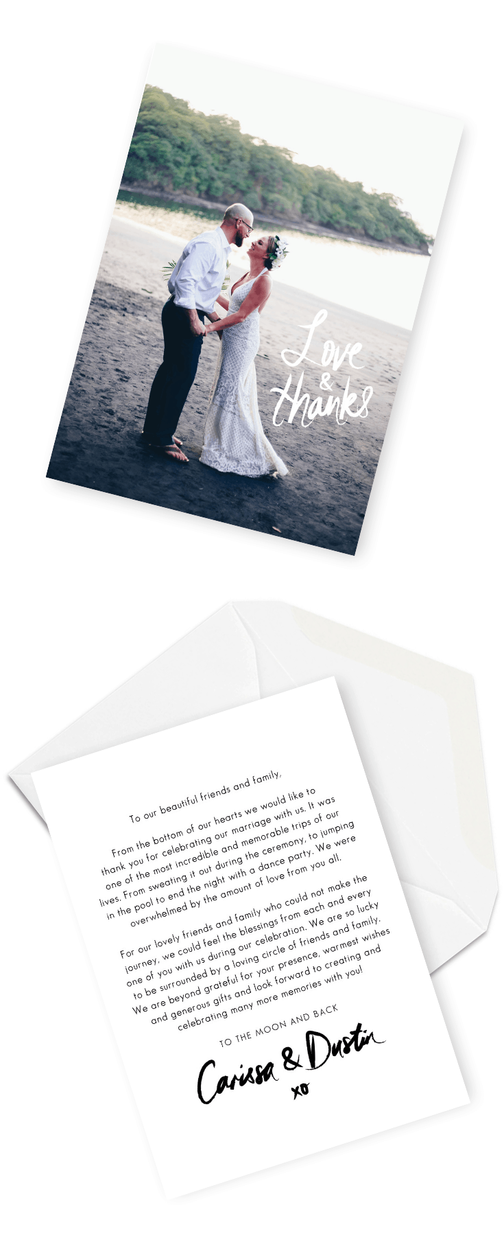Wedding Thank You Cards Message Examples Wording Ideas for Your Wedding Thank You Cards
