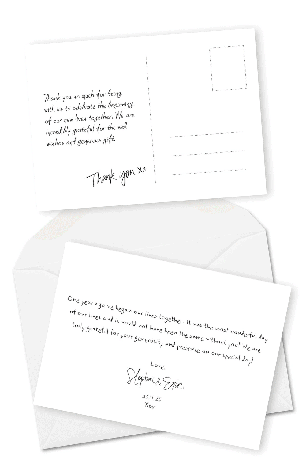 Wedding Thank You Cards Wording Inspiration