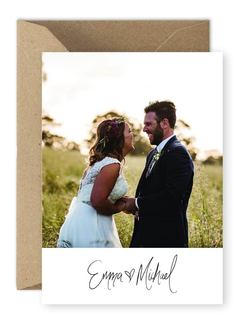 Wedding Thank You Cards for Guests who Didn't Attend For the Love of Stationery Kelly Champion Photography