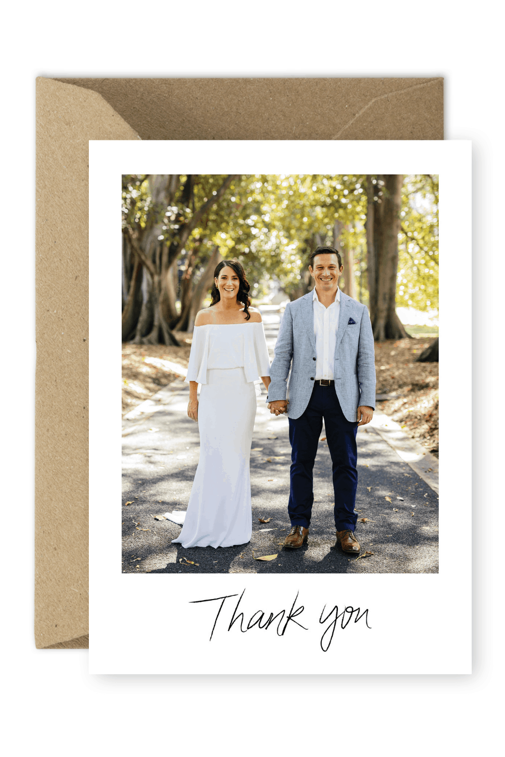 Wedding Thank You Cards with Photos Simple Design For the Love of Stationery Adam Gibson Photographer
