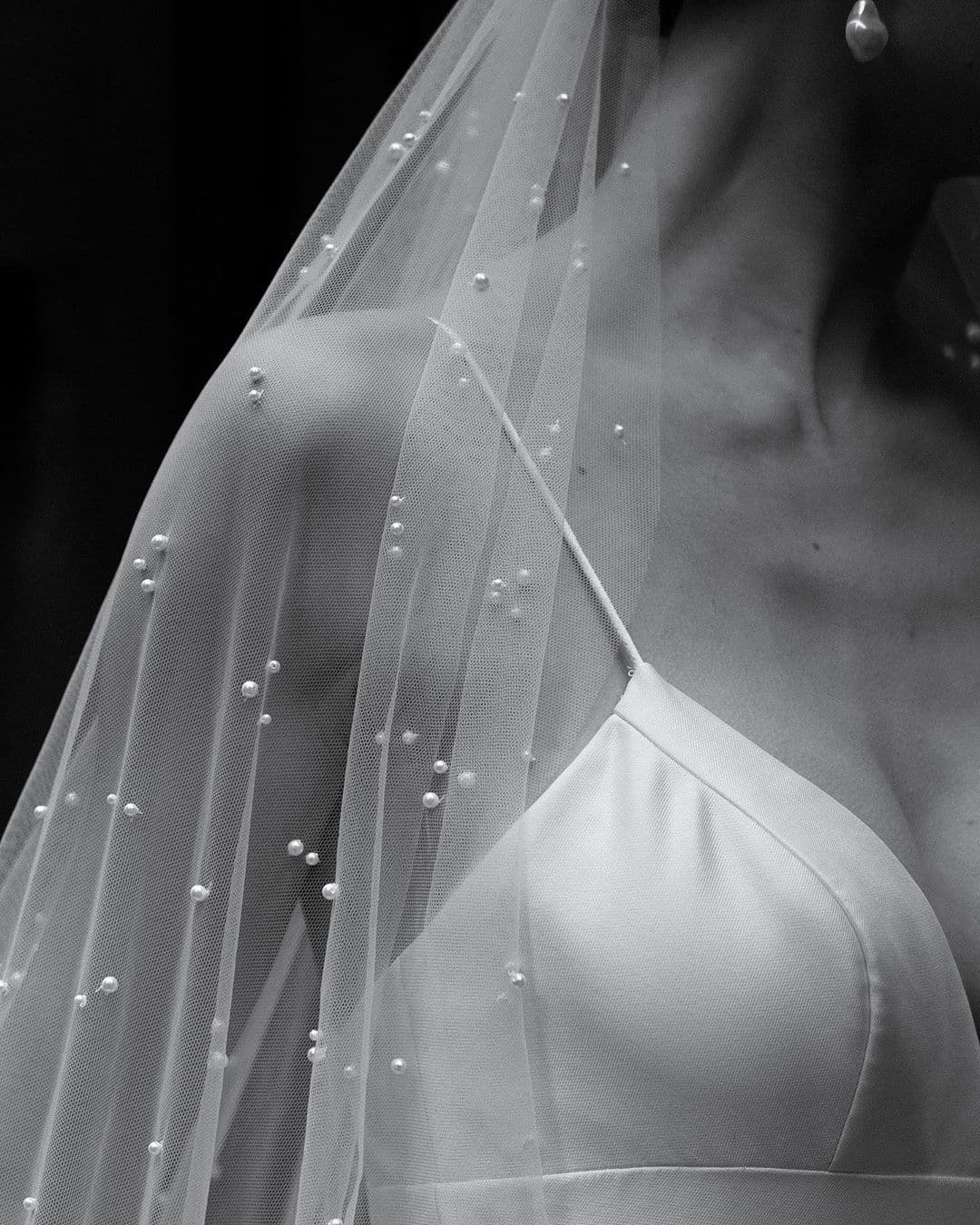 Wedding Veil and Headpieces Bridal Accessories Pearl Veil BHLDN A.B. Ellie Roesia