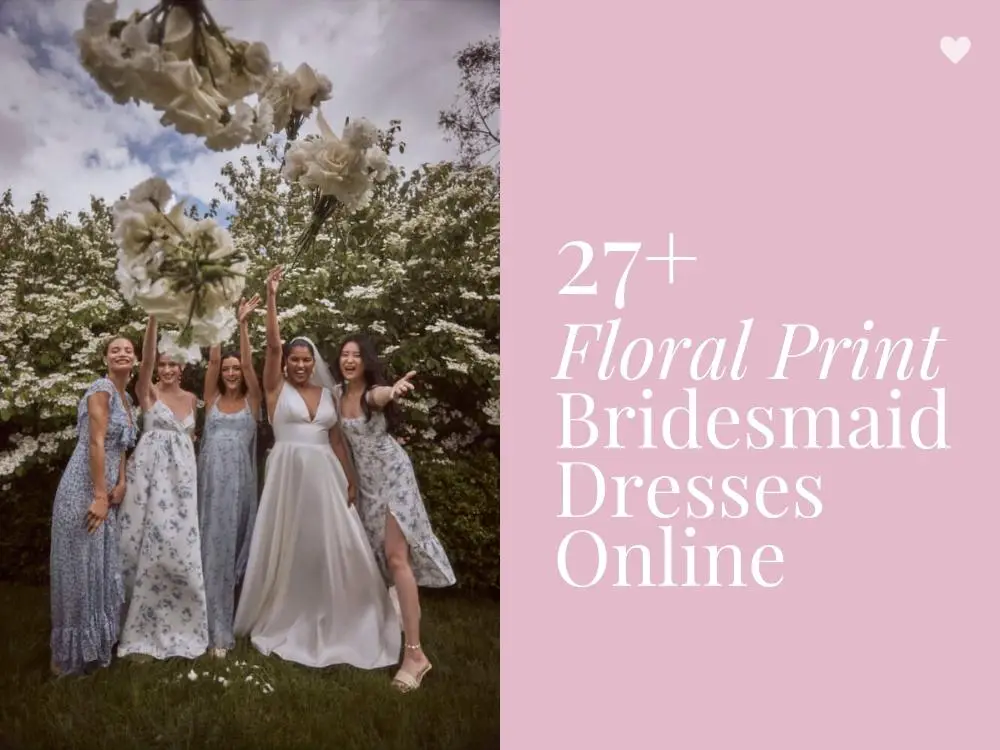 Where to Buy Floral Bridesmaid Dresses Online Blue Floral Print Bridesmaid Dresses Sachin & Babi