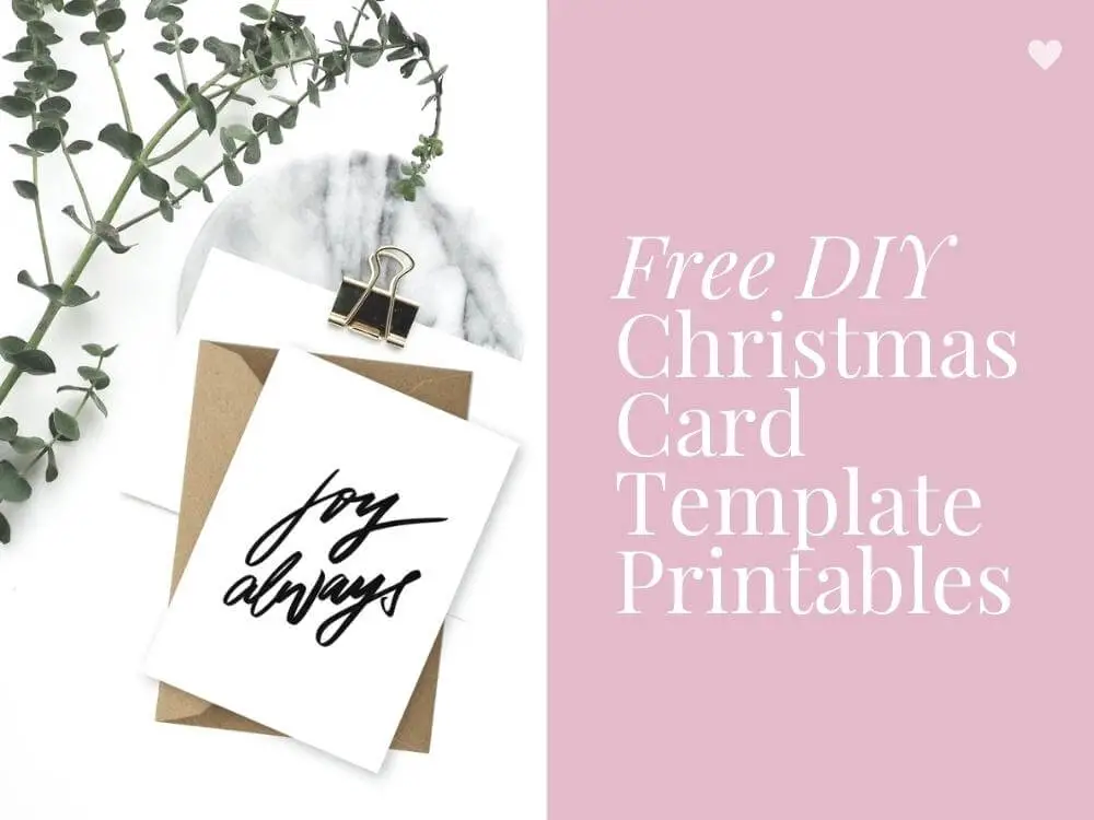 Where to Find Free Christmas Card Template Printable Downloads