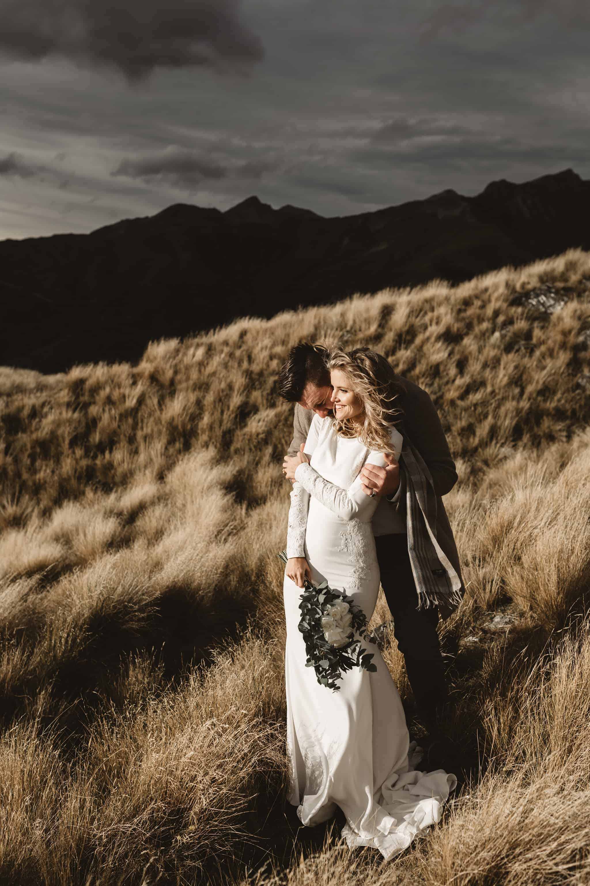 Winter Elopement Wedding Queenstown New Zealand Heli Weddings We Eloped Dawn Thomson 5