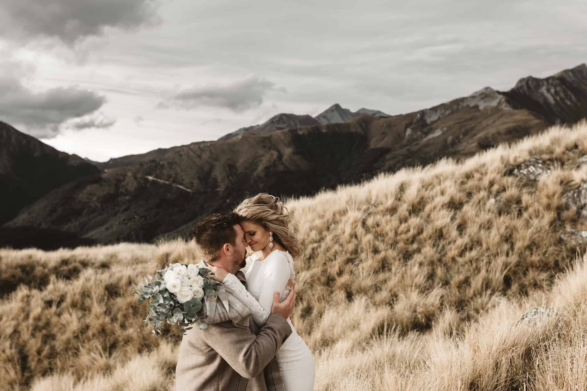 Winter Elopement Wedding Queenstown New Zealand Heli Weddings We Eloped Dawn Thomson 6